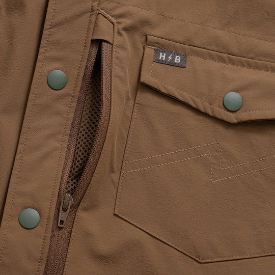 Emerger Tech Shirt | Teak | Howler Brothers - Apparel