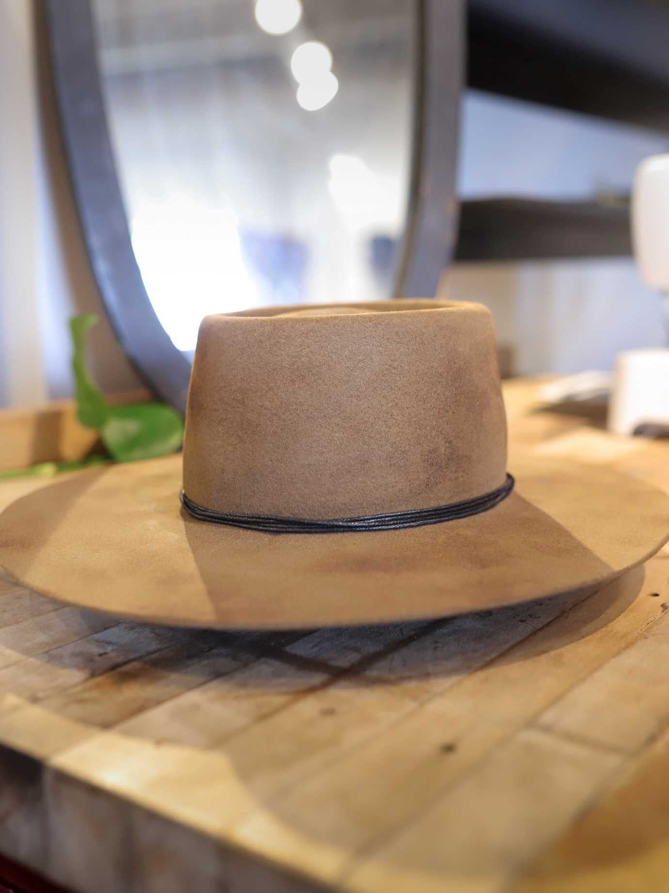 Felt Hat | Pecan Stove Pipe Easy Drifter - Ballad Hats