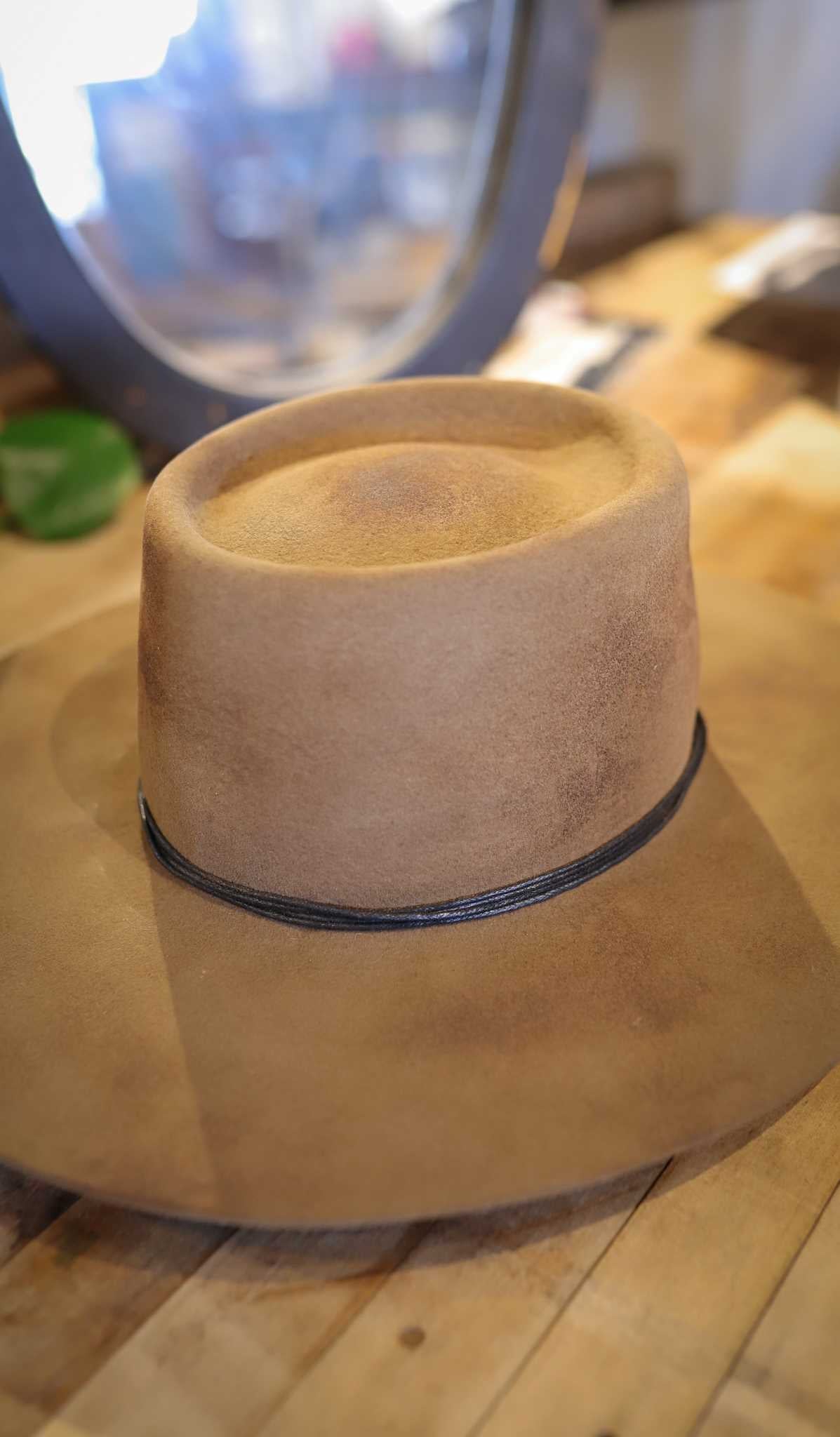 Felt Hat | Pecan Stove Pipe Easy Drifter - Ballad Hats