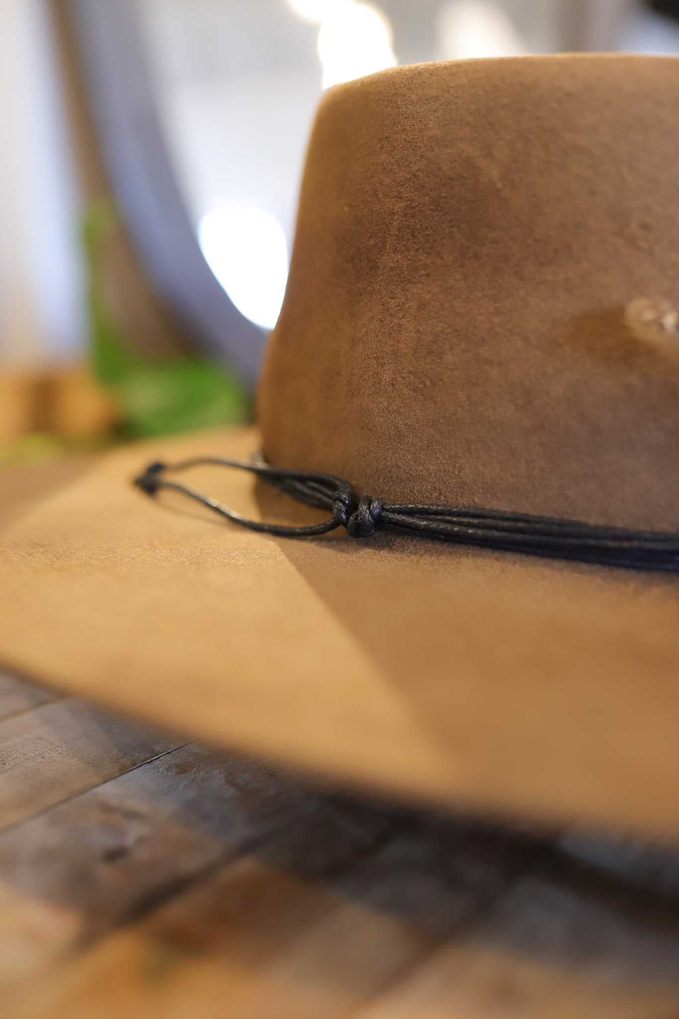 Felt Hat | Pecan Stove Pipe Easy Drifter - Ballad Hats