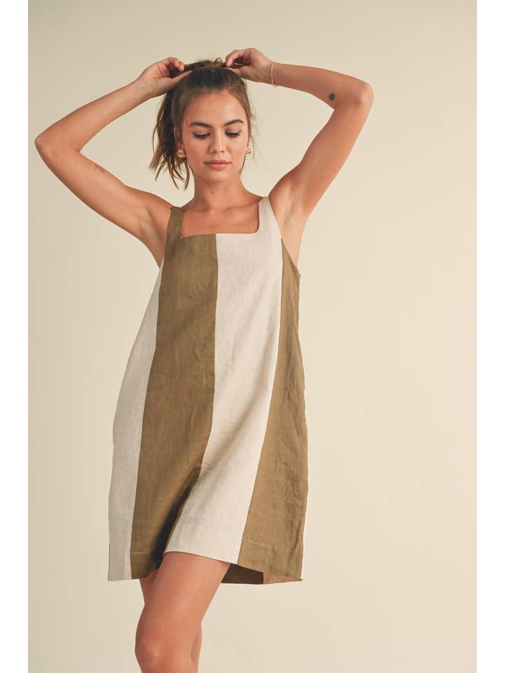 Linen Mini Dress | Miou Muse - Apparel - Clothes - Linen