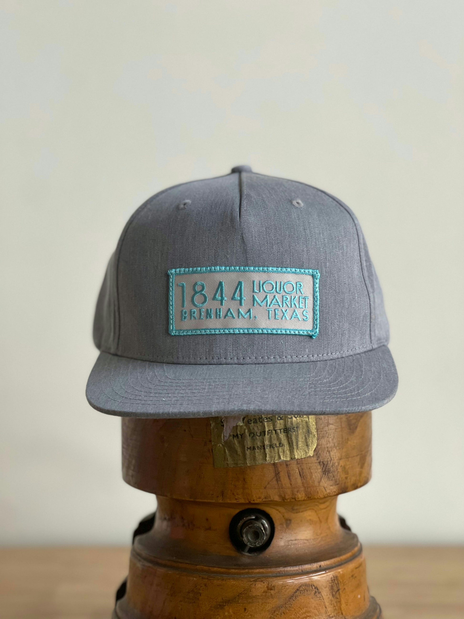 Shop Hat | 1844 Liquor Market - Heather Grey Accessories