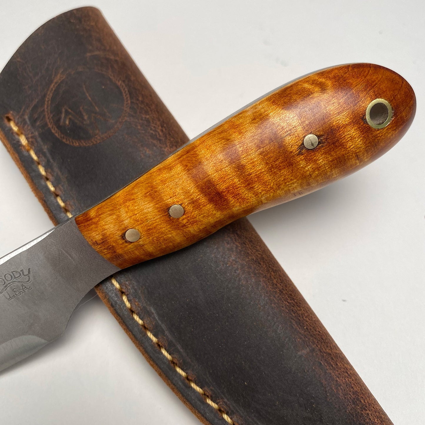 The Sidekick Drop Point Skinner | Woody Brand Knives