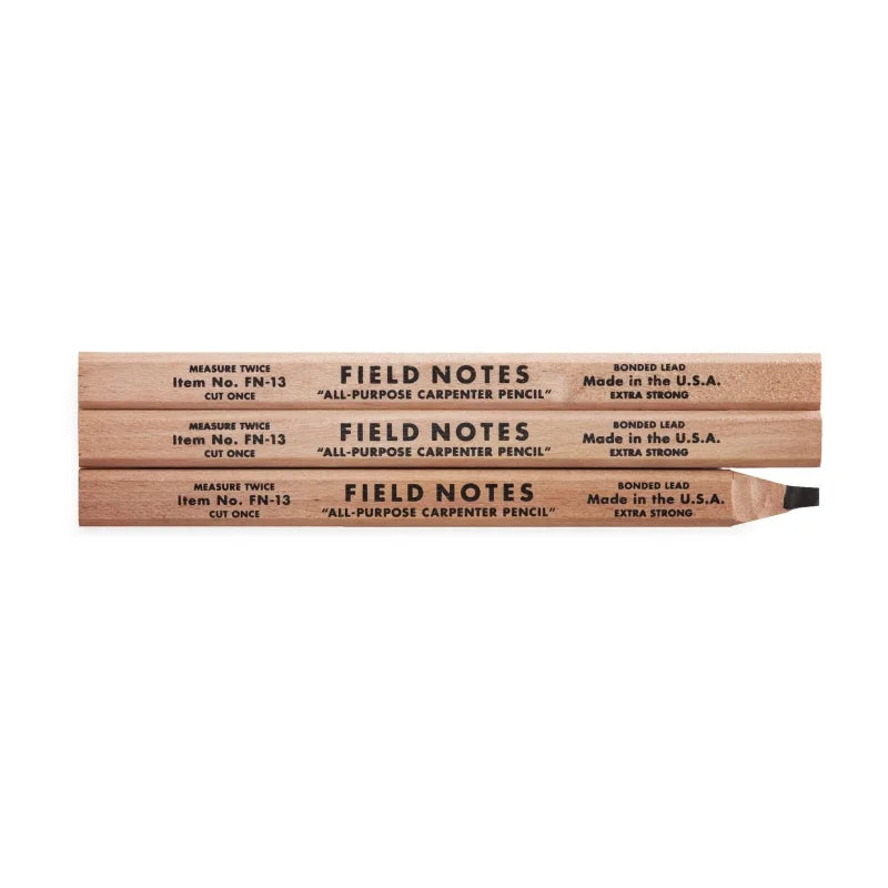 Carpenter Pencil 3-pack | Field Notes - Cards And Stationery