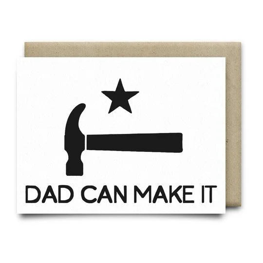 Dad Can Make It Card | Anvil Cards - Cards And Stationery