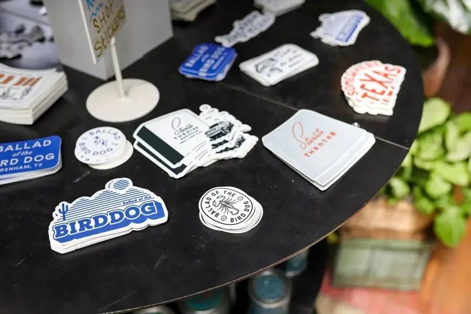 Ballad Stickers + Patches – Ballad of the Bird Dog