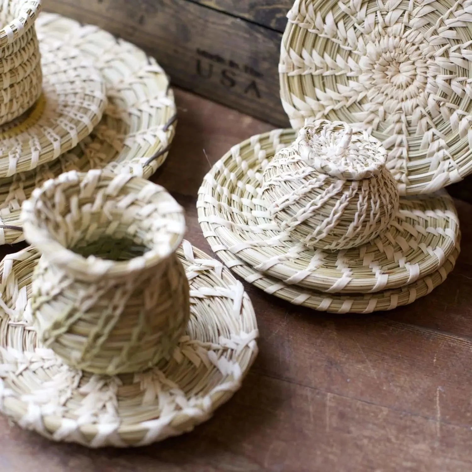 BASKETS + POTTERY
