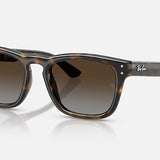 RB2238 square-frame sunglasses in a Havana tortoiseshell finish with gradient brown lenses.