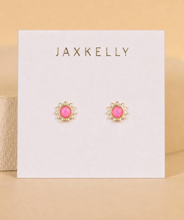 JaxKelly Sun Stud Earrings