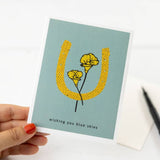 "Wishing you blue skies" Card | Jenni Earle