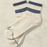 Womens Striped Quarter Socks | Weld