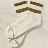 Womens Striped Quarter Socks | Weld