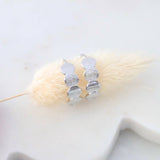 Mesa Blue Full Moon Huggie Earrings