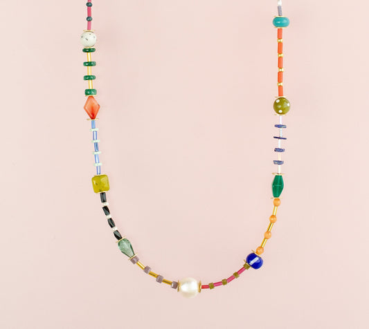 Beaded Colorful Necklace | Jill Makes - Jewelry - Jewelry
