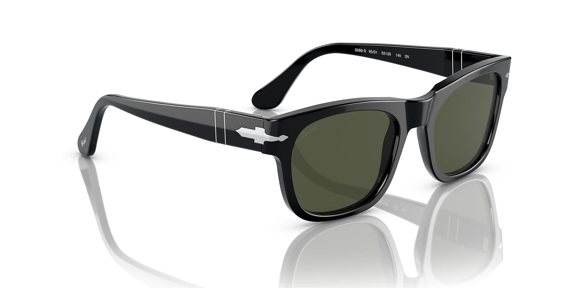 Black W/ Green Polar | Persol 0po3269s - Sunglasses -