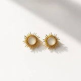 Sun Stud Earrings | Mesa Blue