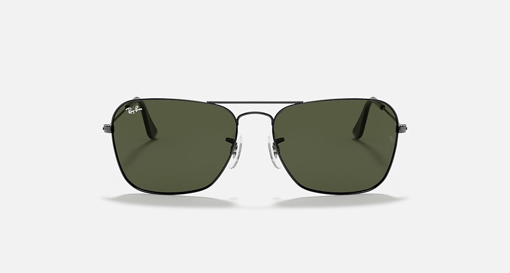 Caravan | Gunmetal w/ Green | Ray Ban