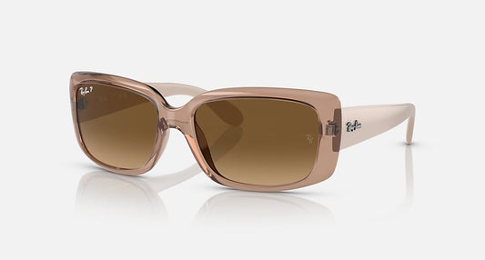 Classic 90s | Polished Transparent Brown  | Ray Ban