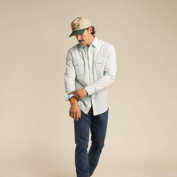 Confluence Tech Shirt | Matagorda Sky | Sendero - Apparel