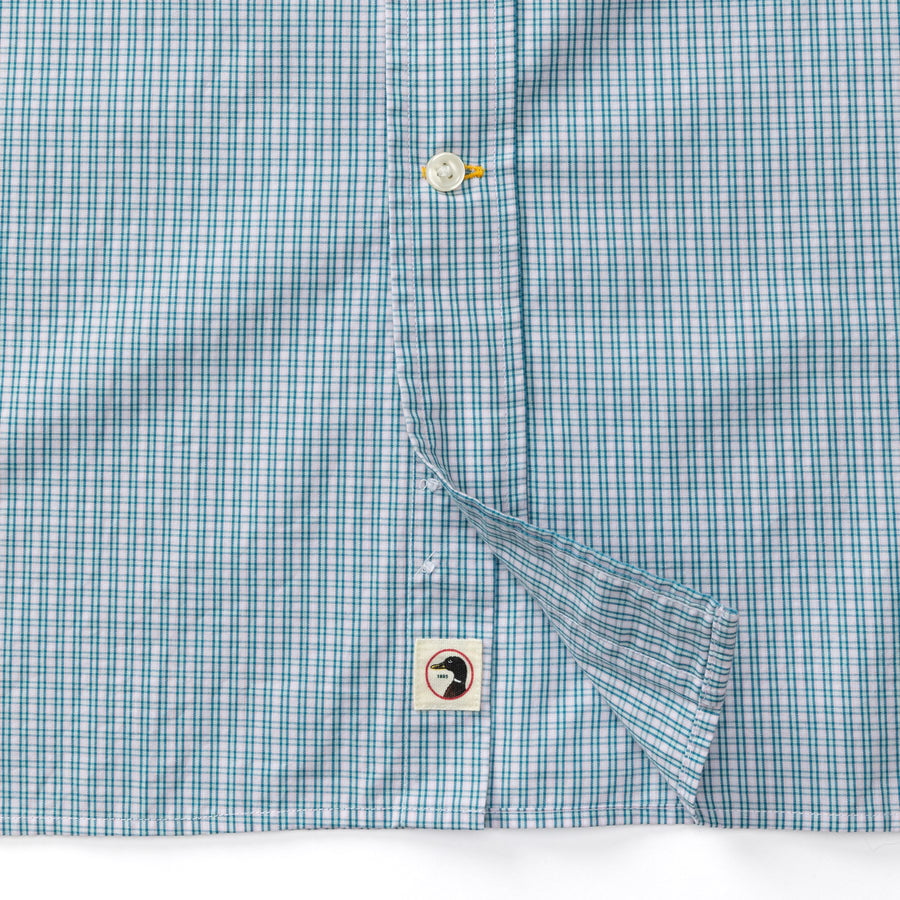 Cotton Poplin Sport Shirt | Ferry Plaid | Duck Head