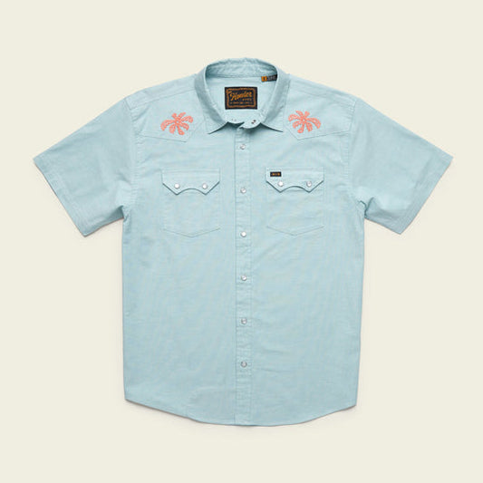 Crosscut Deluxe Shortsleeve | Fronds: Nile Blue | Howler