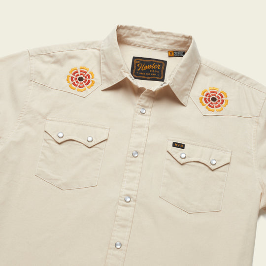 Crosscut Deluxe Snapshirt | Beach Blooms | Howler Brothers -