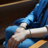 Nomad Bracelet | Dalmatian Stone | Branco