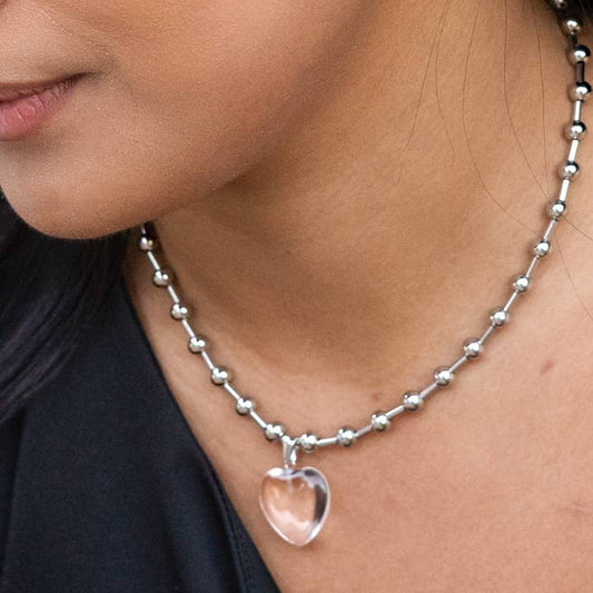 Die Heart Necklace | Peter and June - Heart Necklace