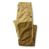 Tan Duck Head Field Canvas Briar Pant with darker brown abrasion-resistant panels on the front of the legs.