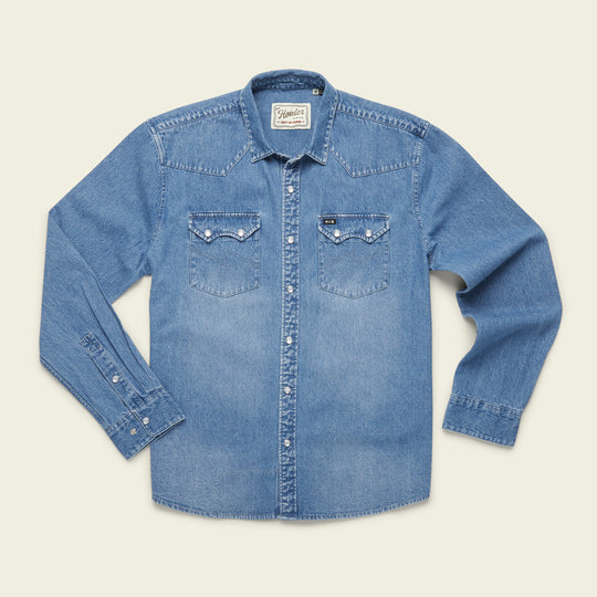 Dust Up Denim Snapshirt | Shaver | Howler Brothers - Small -