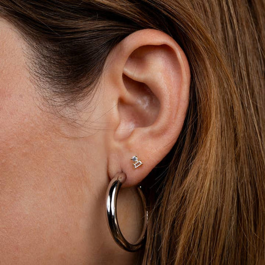 Everyday Silver Hoop Earrings | JaxKelly