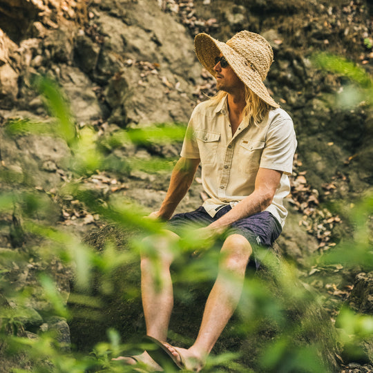 H Bar b Snapshirt | Riverbed Oxford | Howler Brothers -