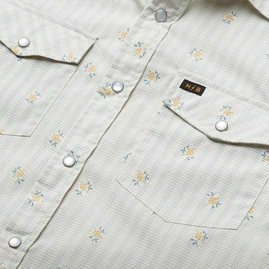 H Bar b Snapshirt | Vintage Grid Floral | Howler Brothers -