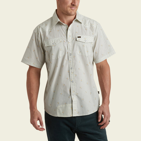 H Bar b Snapshirt | Vintage Grid Floral | Howler Brothers -