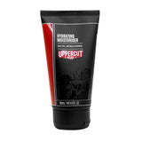 Uppercut Deluxe Hydrating Moisturiser (120ml) in sleek black and red packaging offers shine-free, matte hydration—ideal as a soothing post-shave balm for your skin.
