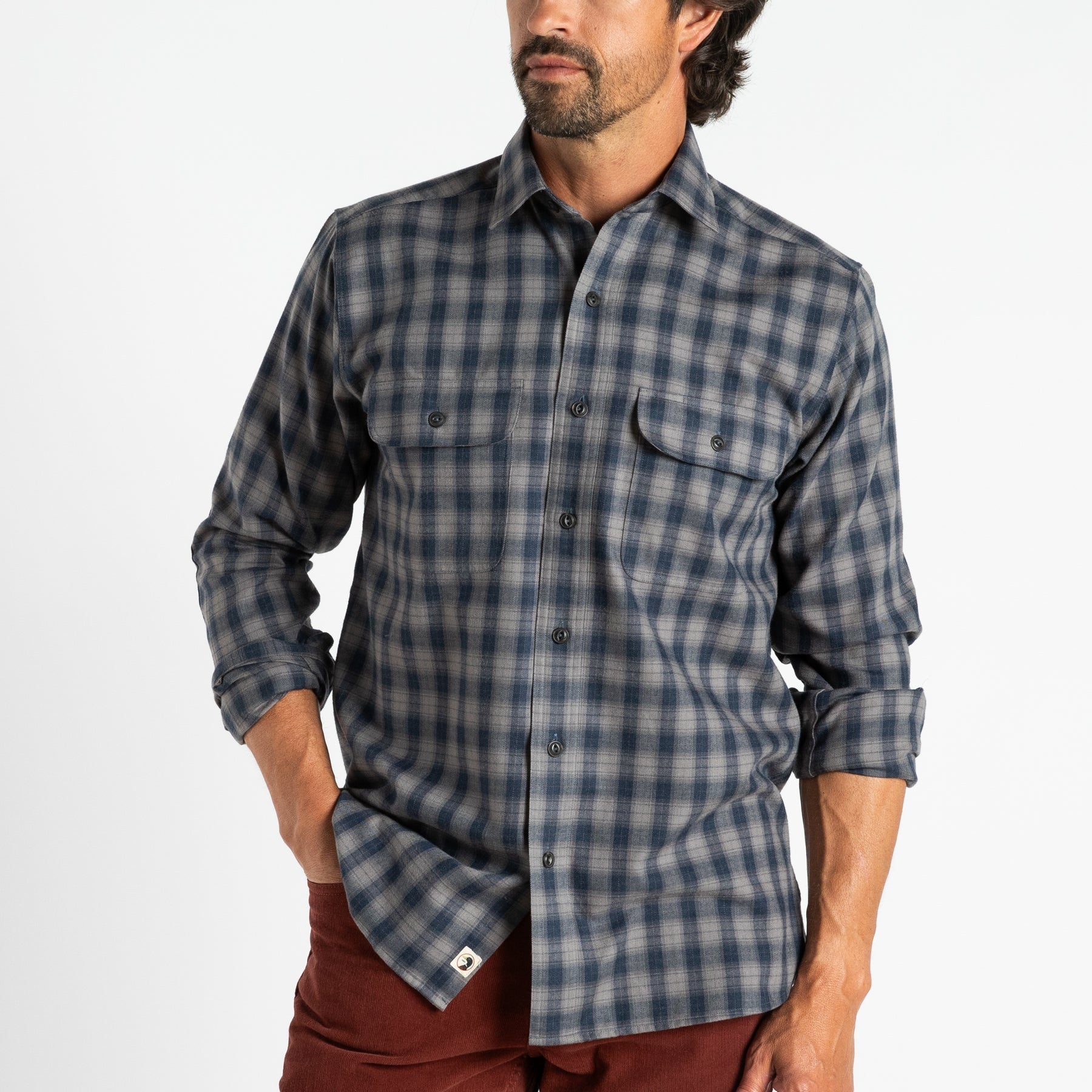 Lambert Collar Flannel Shirt | Duck Head - Apparel