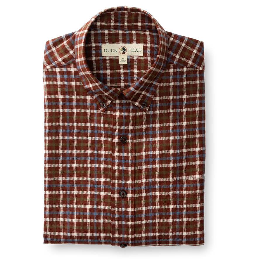 Lawson Plaid Flannel Shirt | Duck Head - Apparel - Collard