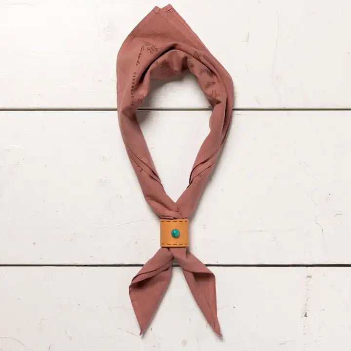 Leather Studded Bandana Slide | Jenni Earle - Accessories
