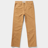 The Duck Camp Lightweight Brush Pants are durable, straight-leg cotton blend khakis with belt loops, front pockets, and a button closure, shown laid flat on a white background.