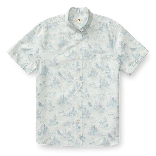 Linen Cotton Oxford Sport Shirt | Lakeview | Duck Head