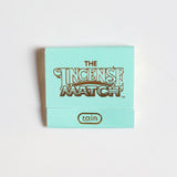 A light blue booklet of "Matches | The Incense Match" by The Incense Match, featuring the rain scent on the cover, serves as both incense and air freshener, shown against a white background.