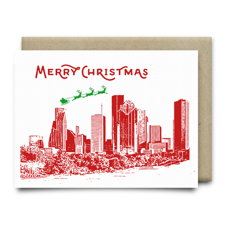 Merry Christmas From Houston Card | Anvil Cards - Cards And