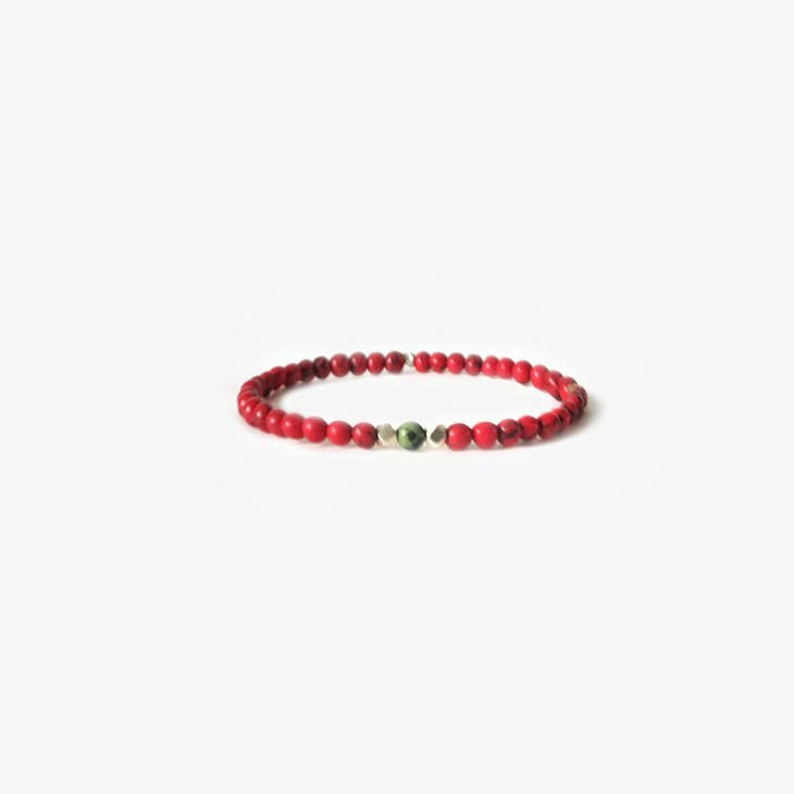 Nomad Bracelet | Branco - Red Howlite / Medium - Jewelry -