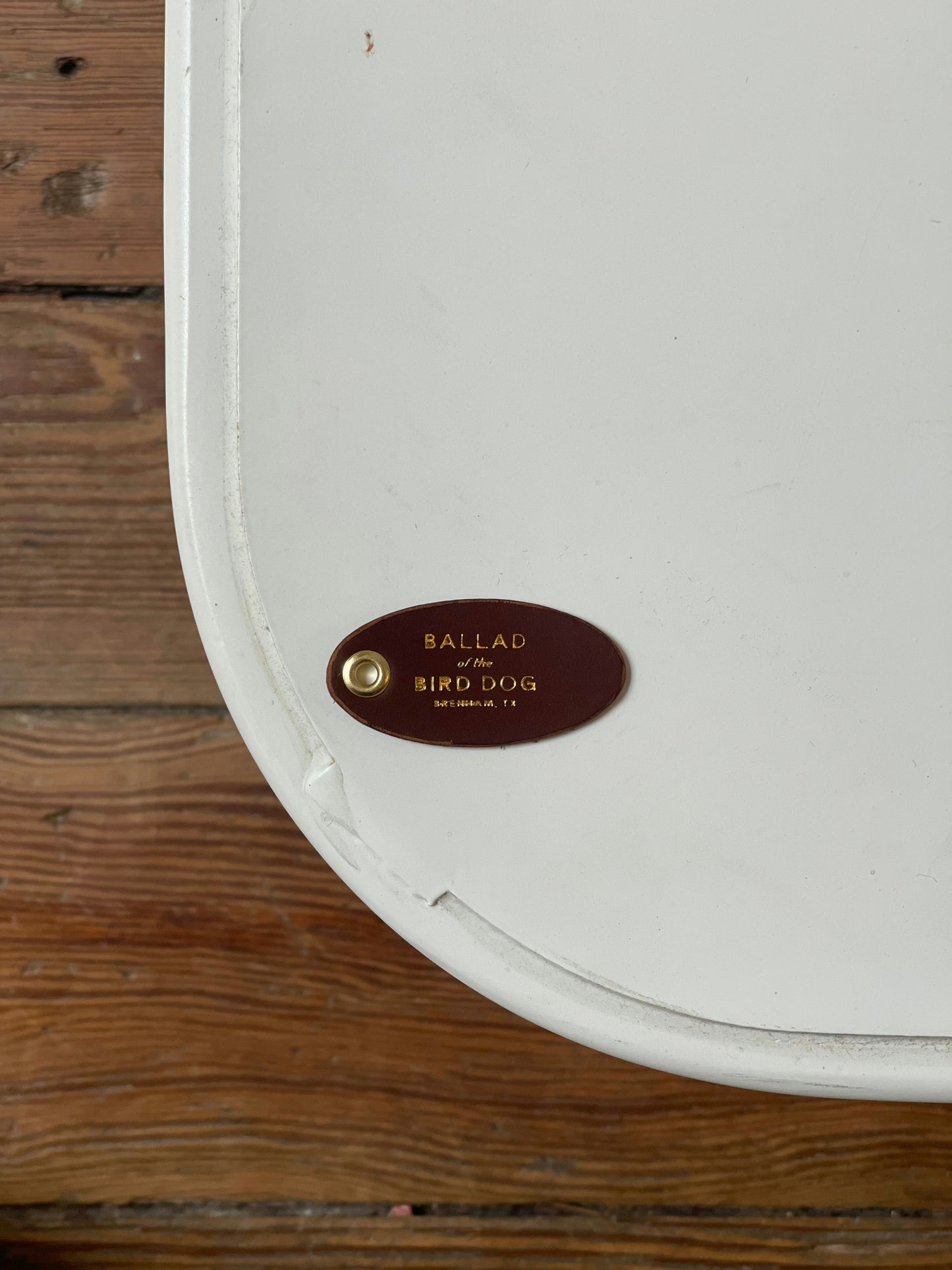 Oval Shop Key Tag | Ballad Of The Bird Dog - Dark Brown