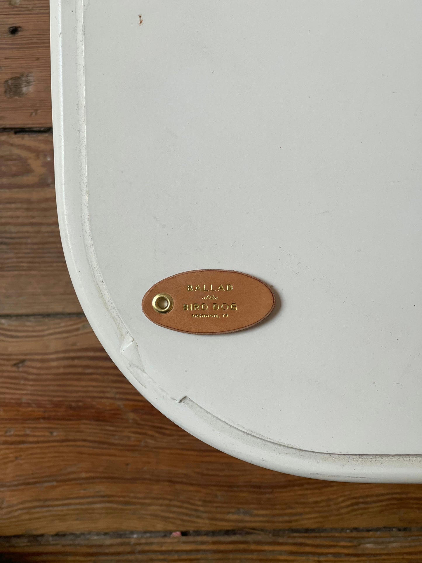 Oval Shop Key Tag | Ballad Of The Bird Dog - Natural