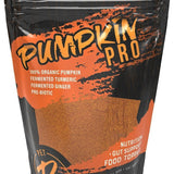 Pumpkin Pro by Rogue Pet Feed is a pet food topper with fermented pumpkin, turmeric, and ginger, providing gut support and nutrition for dogs and cats as an organic supplement.