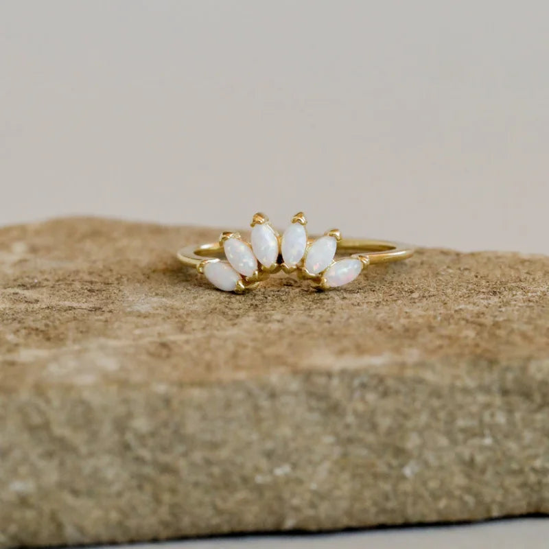 Ring | Opal Crown | Jaxkelly - 6 - Jewelry - Burst -