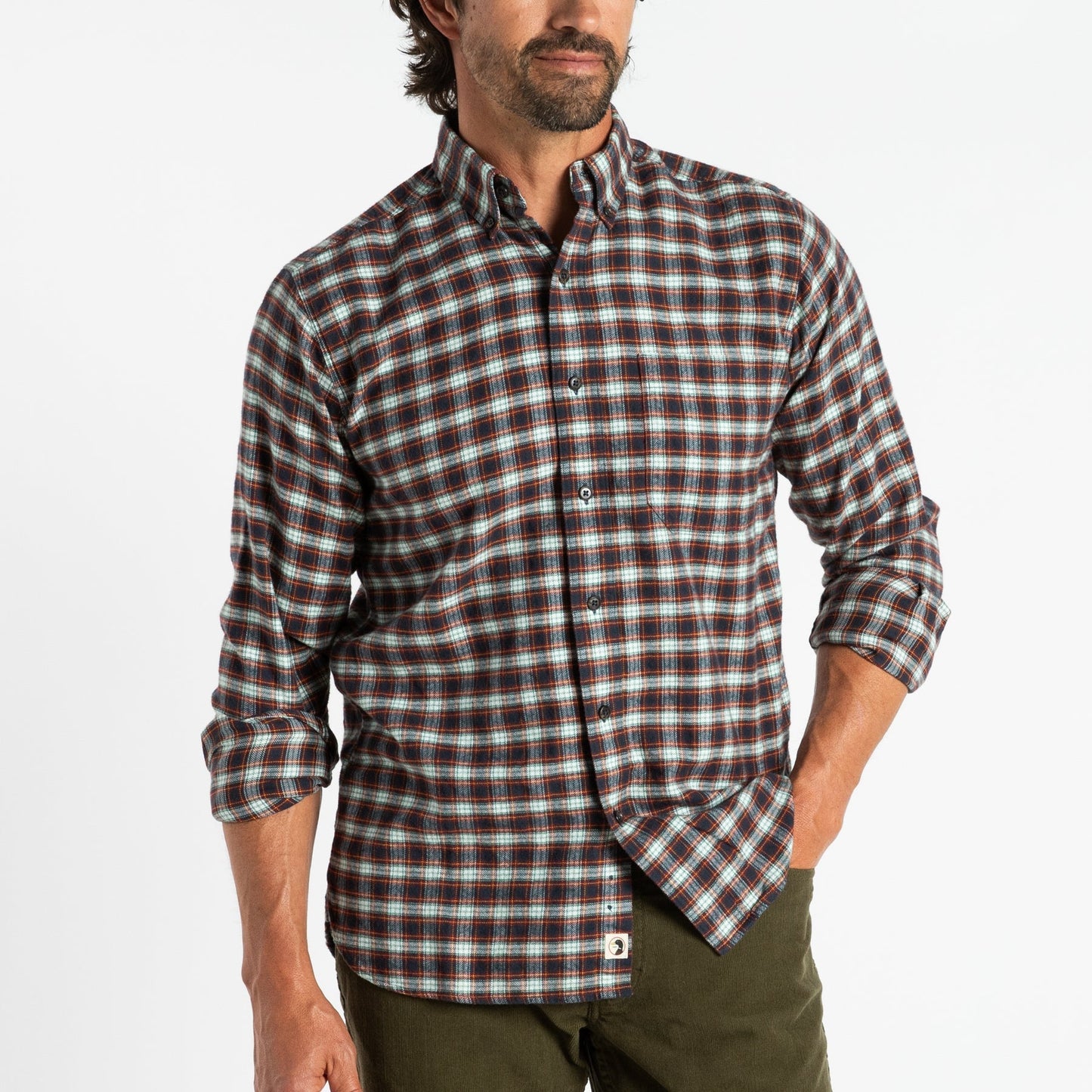 Rosemont Plaid Woven Flannel Shirt | Duck Head - Apparel