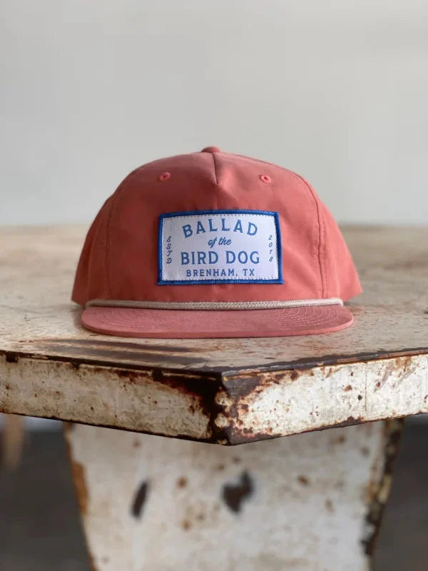 Shop Hat | Banner Logo | Ballad Of The Bird Dog - Salmon -