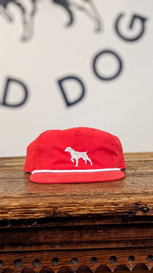 Shop Hat Pointer Bird Dog Red Hat With White Horse